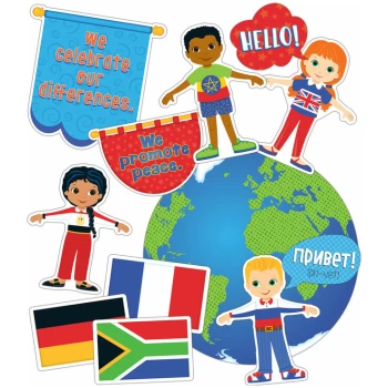 CD110346  We Are Global Citizens Bulletin Board Set