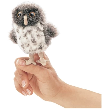 FM2638    Spotted Owl - Folkmanis Finger Puppet