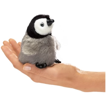 FM2680    Baby Emperor Penguin - Folkmanis Finger Puppet