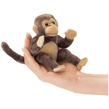 FM2738     Mini Monkey Finger Puppet - Folkmanis Puppets