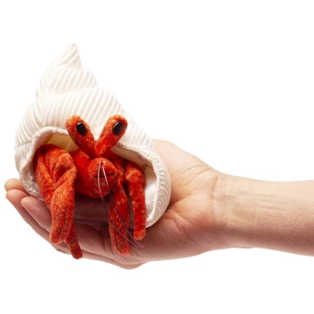 FM2786     Folkmanis Mini Hermit Crab Finger Puppet