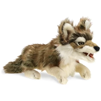 FM2898    Folkmanis Gray Wolf Puppet