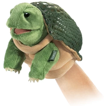 FM2968     Folkmanis Little Turtle Puppet