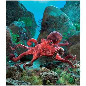FM2974 Red Octopus Puppet