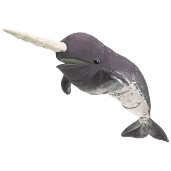 FM3105     Folkmanis Narwhal Hand Puppet