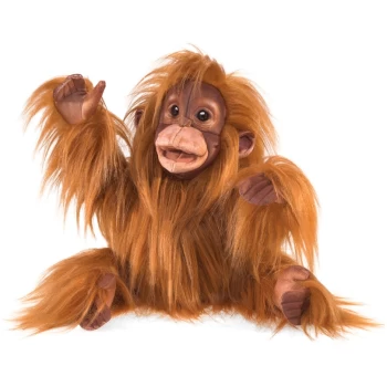 FM3106      Folkmanis - Baby Orangutan - Hand Puppet