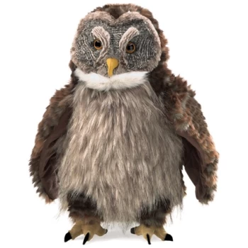 FM3135     Folkmanis Hooting Owl Puppet