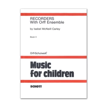HL49003061     Recorders with Orff Ensemble - Book 2