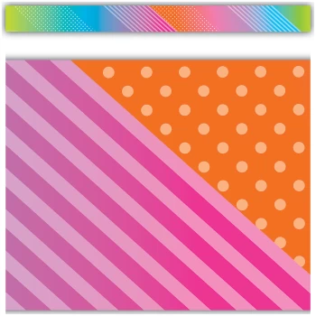 TCR8778     Colorful Vibes Straight Border Trim