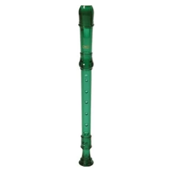CR101G  Canto Green Translucent Soprano Recorder