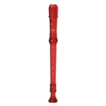 CR101R  Canto Red Translucent Soprano Recorder