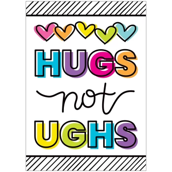 CD106041  Hugs Not Ughs Poster