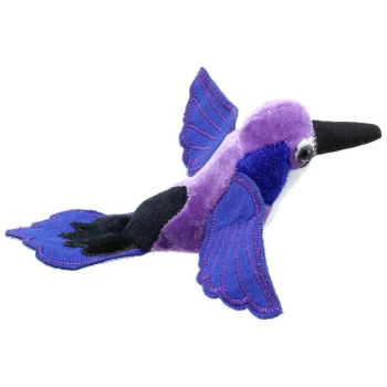 PC002142    Hummingbird - Purple - The Puppet Company Finger Puppet