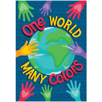 CD106022  One World Many Colors Poster