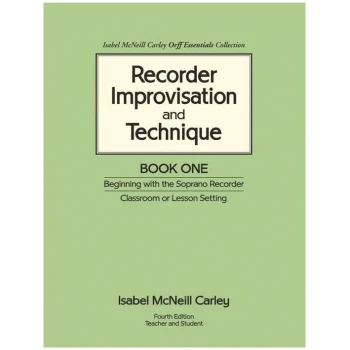 BTP001  Recorder Improvisation and Technique: Book One
