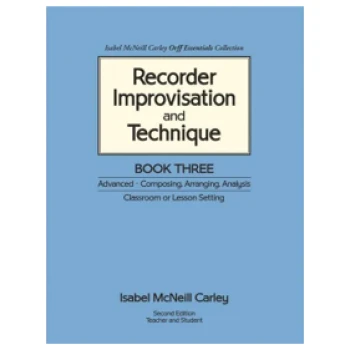 BTP003 Recorder Improvisation and Technique, Book 3