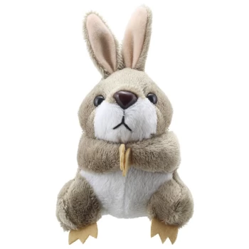 PC020234    Rabbit - Grey - The Puppet Company Finger Puppet