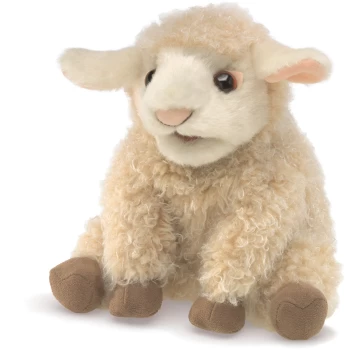 FM3129    Small Lamb Folkmanis Hand Puppet