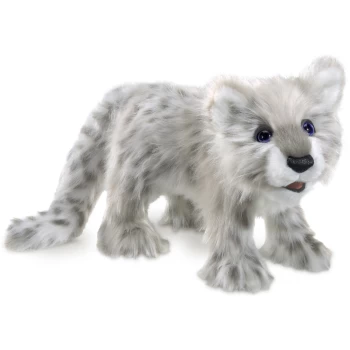 FM3137    Snow Cub Leopard Folkmanis Hand Puppet