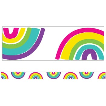 CD108432  Rainbows Straight Bulletin Board Borders