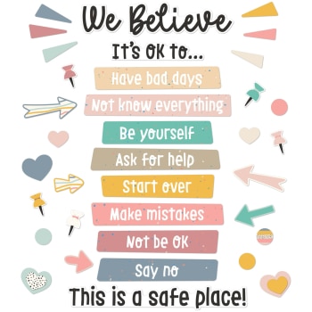 CD110567  We Belong Motivational Bulletin Board Set