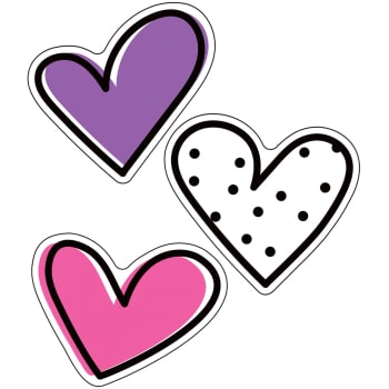 CD120617  Doodle Hearts Cutouts