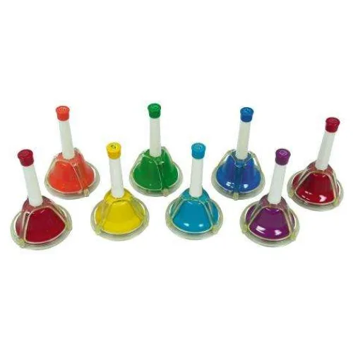 RB107 Combined 8 Note Handbell/Deskbell Set - Sweet Pipes