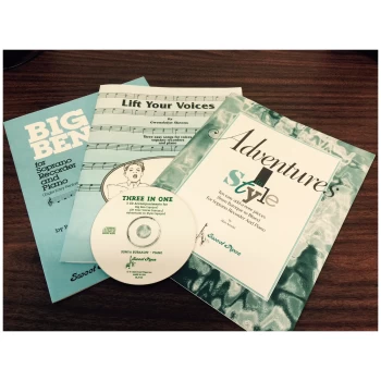 BLA Three Soprano Recorder Books W/Piano CD