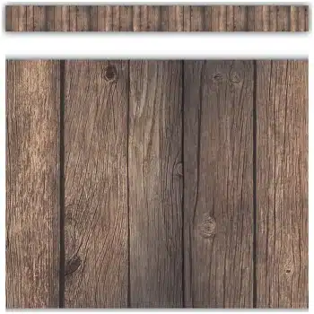 TCR3459  Dark Wood Straight Border Trim