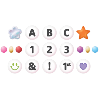 TCR6622  Friendship Beads Circle Letters