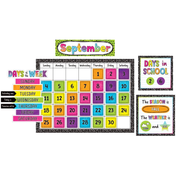 TCR6921 Brights 4Ever Calendar Bulletin Board