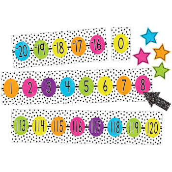 TCR6922  Brights 4Ever Number Line (-20 to 120) Bulletin Board