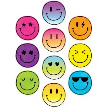 TCR6932  Brights 4Ever Smiley Faces Accents