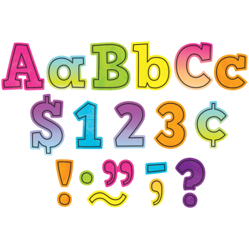 TCR6936  Brights 4Ever Bold Block 4" Letters Combo Pack