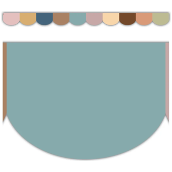 TCR7130  Everyone is Welcome Scalloped Die-Cut Border Trim