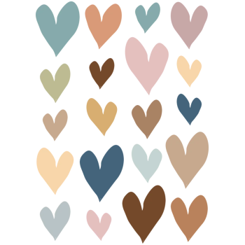 TCR7161  Everyone is Welcome Hearts Accents - Assorted Sizes