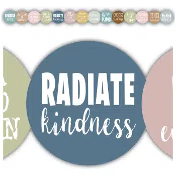 TCR7169  Everyone is Welcome Kindness Die-Cut Border Trim
