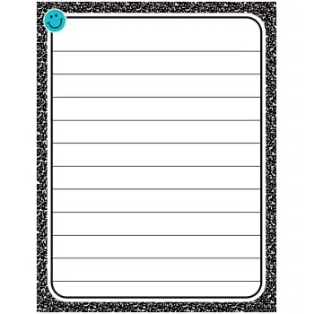 TCR7377  Cool for School Composition Lined Chart