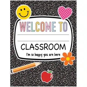TCR7378  Cool for School Composition Welcome Chart
