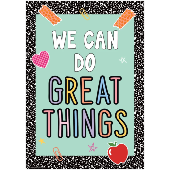 TCR7379 We Can Do Great Things Positive Poster