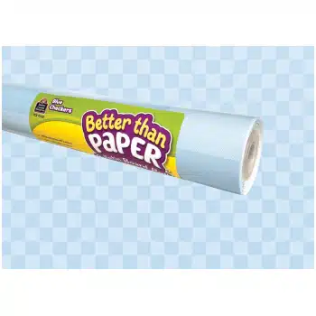 TCR77602 Blue Checkers Better Than Paper Bulletin Board Roll