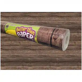 TCR77885  Dark Wood Better Than Paper Bulletin Board Roll