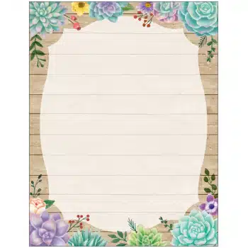 TCR7971  Rustic Bloom Blank Chart