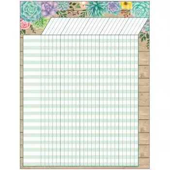TCR7972  Rustic Bloom Incentive Chart