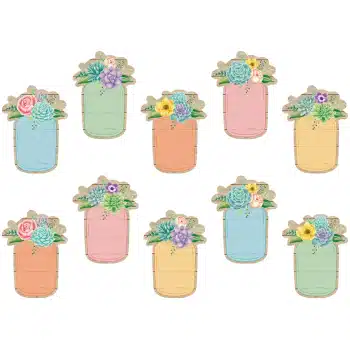 TCR8551  Rustic Bloom Mason Jars Accents