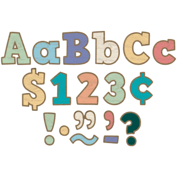 TCR8820  Painted Wood Bold Block 4" Letters Combo Pack