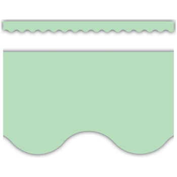 TCR8870  Mint Green Scalloped Border Trim