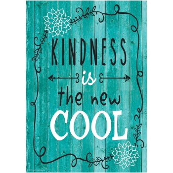 TCR7412  Kindness Is The New Cool Positive Poster