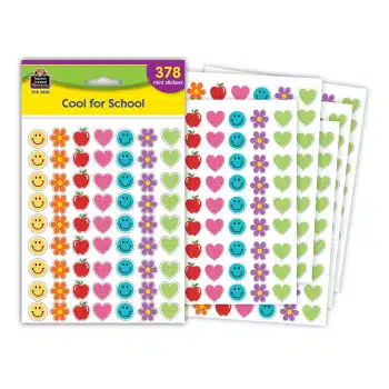TCR9325  Cool for School Mini Stickers