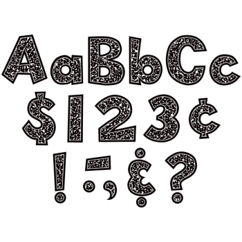TCR9328  Composition 4" Fun Font Letters Combo Pack
